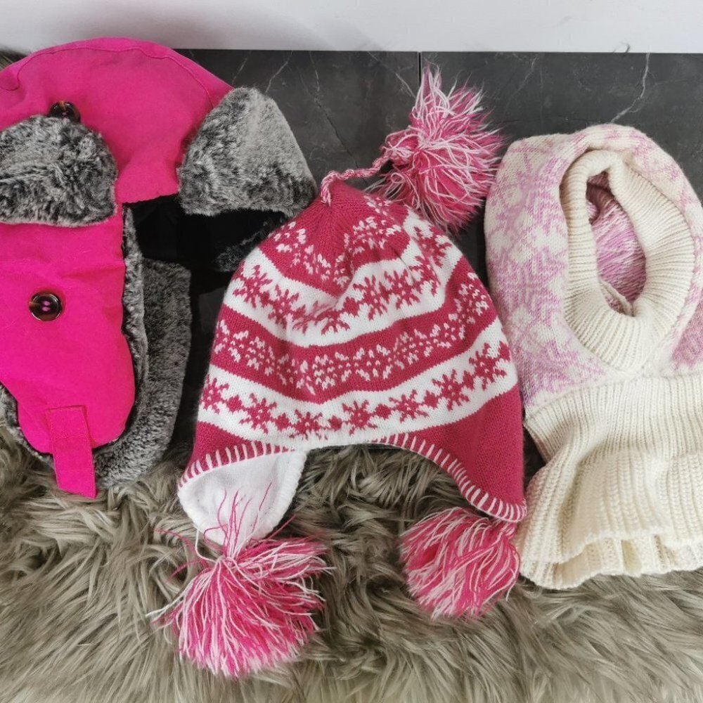 3  Hats 3-5 Years Girls